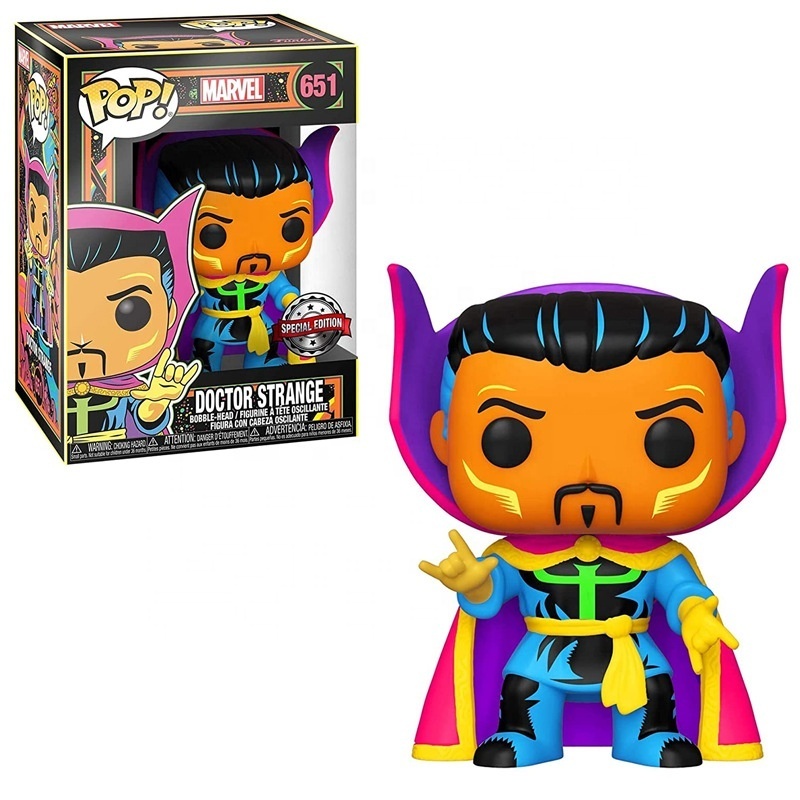 Funk Pop Doctor Strange 651# Hulks 822# Action Figure Toys Bobble-head Collection Movie Cartoon Model Vinyl Figure Doll New