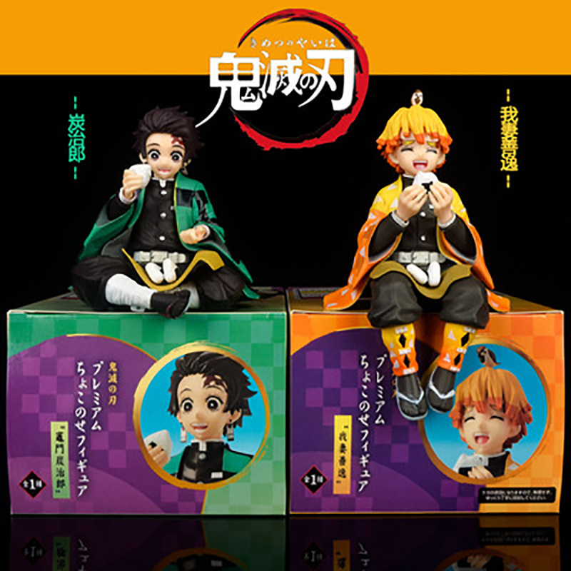 Best hot sell customized OME PVC PU Plastic Tsuyuri Kanao Hashibira Inosuke Kamado Tanjirou Figure Kamado Nezuko Demon slayer