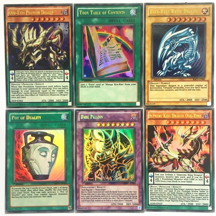 SM japanese anime Wholesale Yu-Gi-Oh English card full flash card 112 wholesale children's game king YuGiOh battle cards