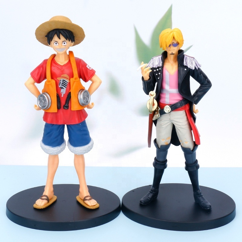 Theatrical Edition Red Dxf One Pieced Pvc Action Figurine Monkey D Luffy Statue Collectible Model