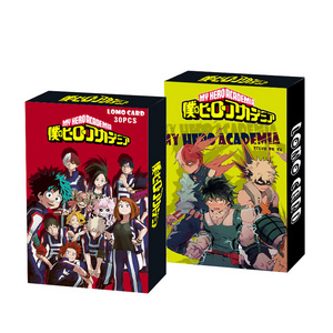 30pcs/set Japanese Cartoon Anime Demon Slayer My Hero Academia SPY FAMILY Haikyuu Anime Lomo Card