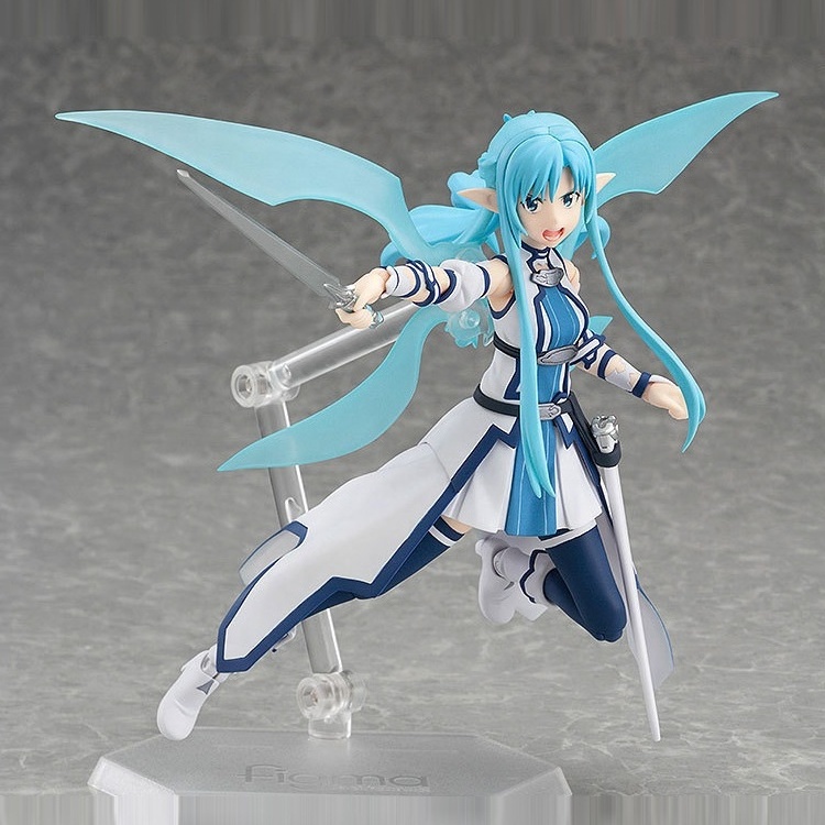 3 Styles OEM Custom 3D Anime Sword Art Online SAO Cute Asuna PVC Collectible Action Model Figure Toys Set