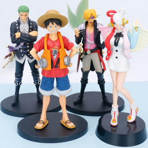 Theatrical Edition Red Dxf One Pieced Pvc Action Figurine Monkey D Luffy Statue Collectible Model