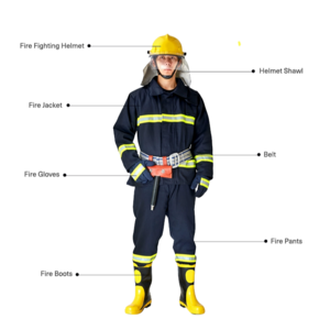 Classic Jacket fire pants firefighting helmet boots Fireman Fire Fighting Firefighter Suits