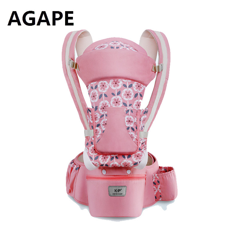 Dropshipping new born Baby Carrier Infant Kids Backpack Hipseat Sling Front Facing Kangaroo Baby Wrap for Baby 0-36 month