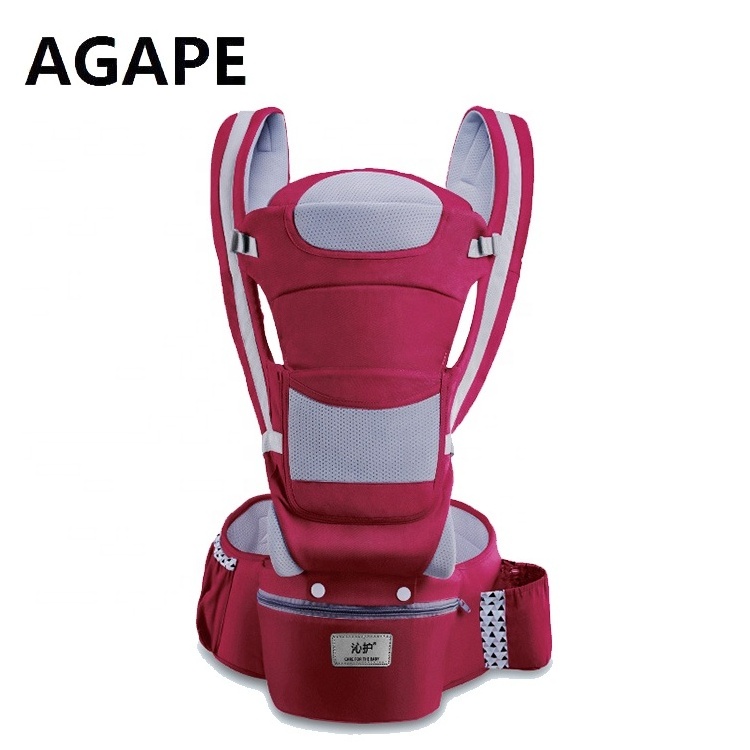 Dropshipping new born Baby Carrier Infant Kids Backpack Hipseat Sling Front Facing Kangaroo Baby Wrap for Baby 0-36 month