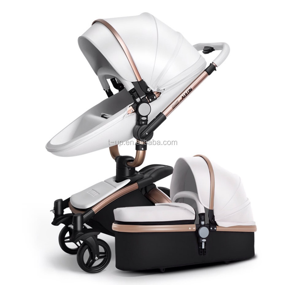 Baby Car Seat And Strollers Baby Pram Kinderwagen 3 En 1 Foldable Baby Stroller 3 In 1 With Car Seat