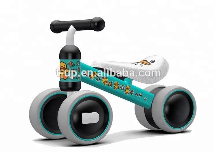 2024 New Model Kids 4 Wheels Baby Balance Bike Hot Sell