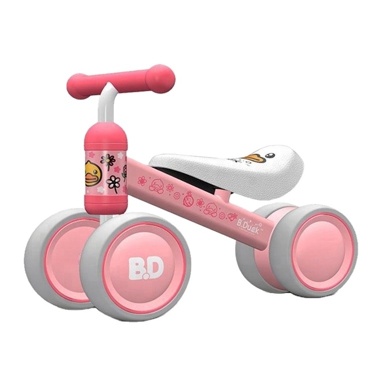 2024 New Model Kids 4 Wheels Baby Balance Bike Hot Sell