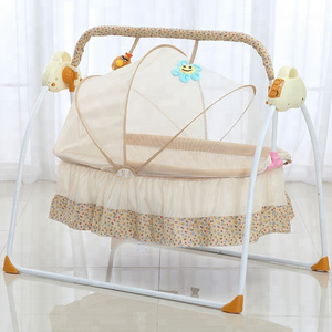 2022 Baby Electric music automatic baby cradle swing