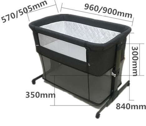 Crib removable foldable portable crib for newborns BB multi-functional baby comfort rocking bed