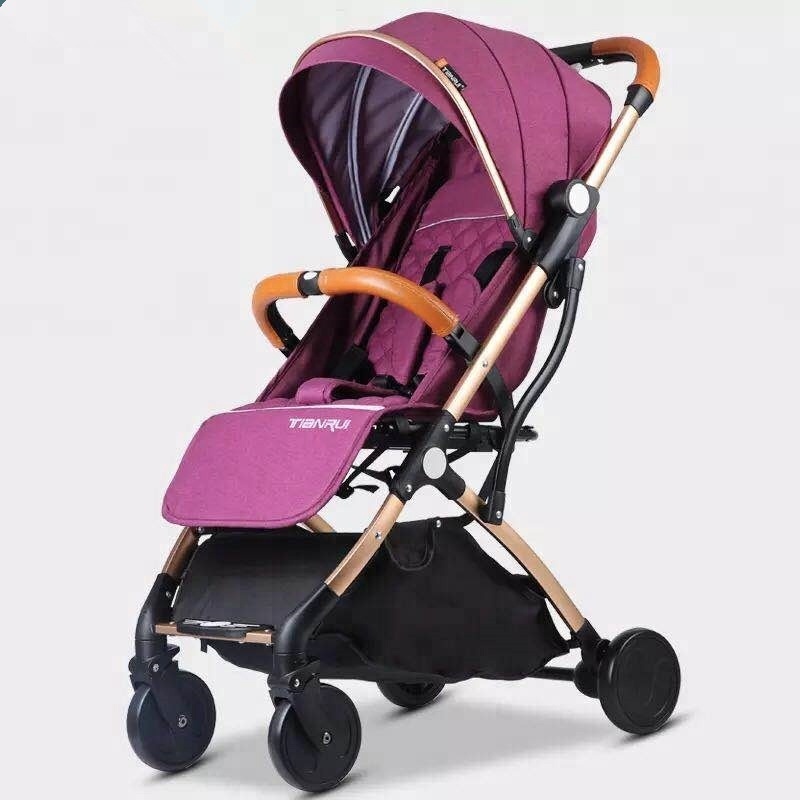 2021 New design linen baby stroller type hope child good quality multi functional stroller