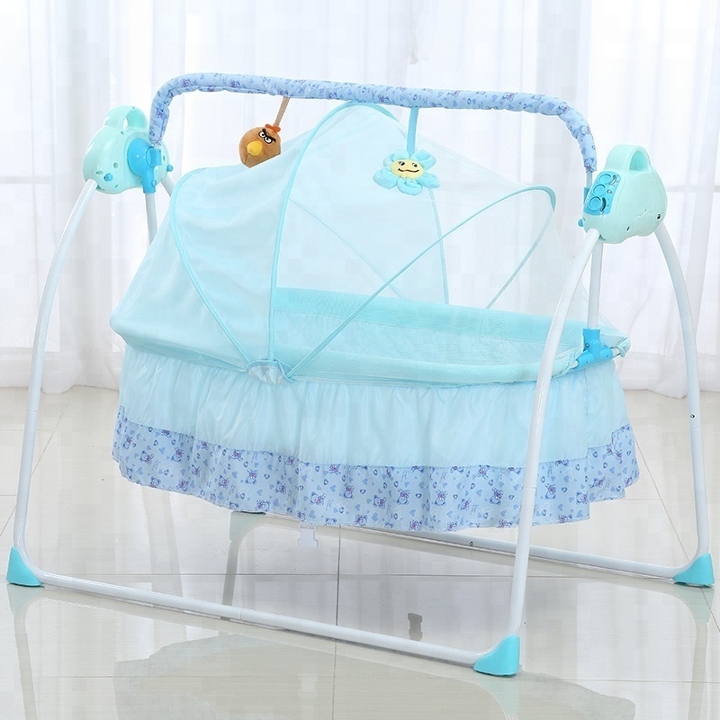 2022 Baby Electric music automatic baby cradle swing