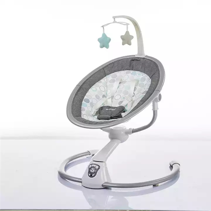 2023 hanging sleeper crib rocking hammock mesh cradle electric Rocker swings and bouncer 2in1 baby swing chair music