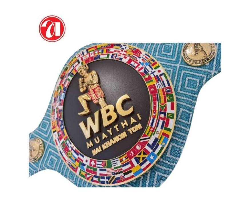 High quality custom manufacture WBC muay thai championship belt  boxing championship belt custom boxing championship belts