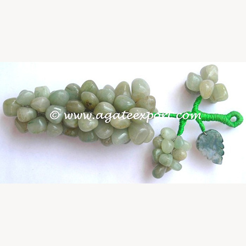 Buy Decorative Green Aventurine Grapes Decoration