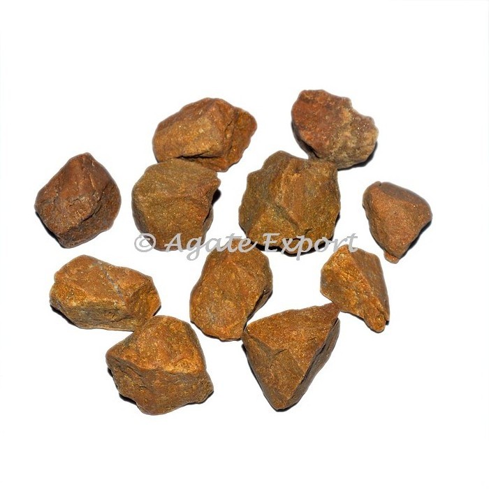 Best price tumbled stones : Yellow Jasper Rough Chunks Tumbled Stones