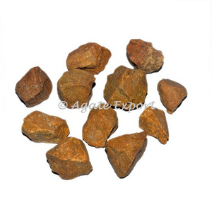 Best price tumbled stones : Yellow Jasper Rough Chunks Tumbled Stones