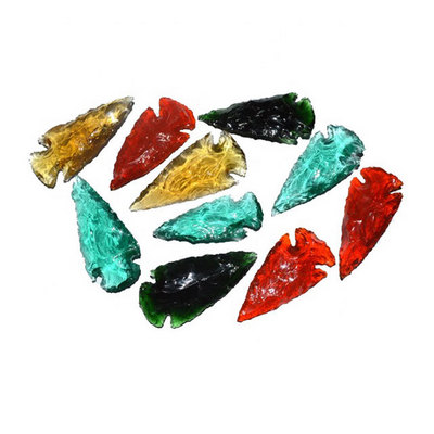 RED COLOR GLASS ARROWHEAD Cheap Arrowheads for sale