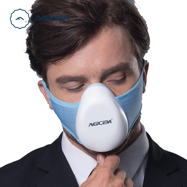 AGCEN Wholesale USB Rechargeable PM2.5 Wearable Mini Face Air Purifier With Carbon Filter