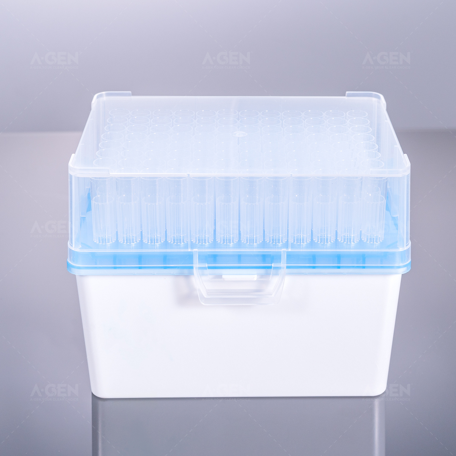 Wholesale 1000ul  LTS Transparent Wide Mouth Disposable  Pipette Tips in Rack Brand R Tips