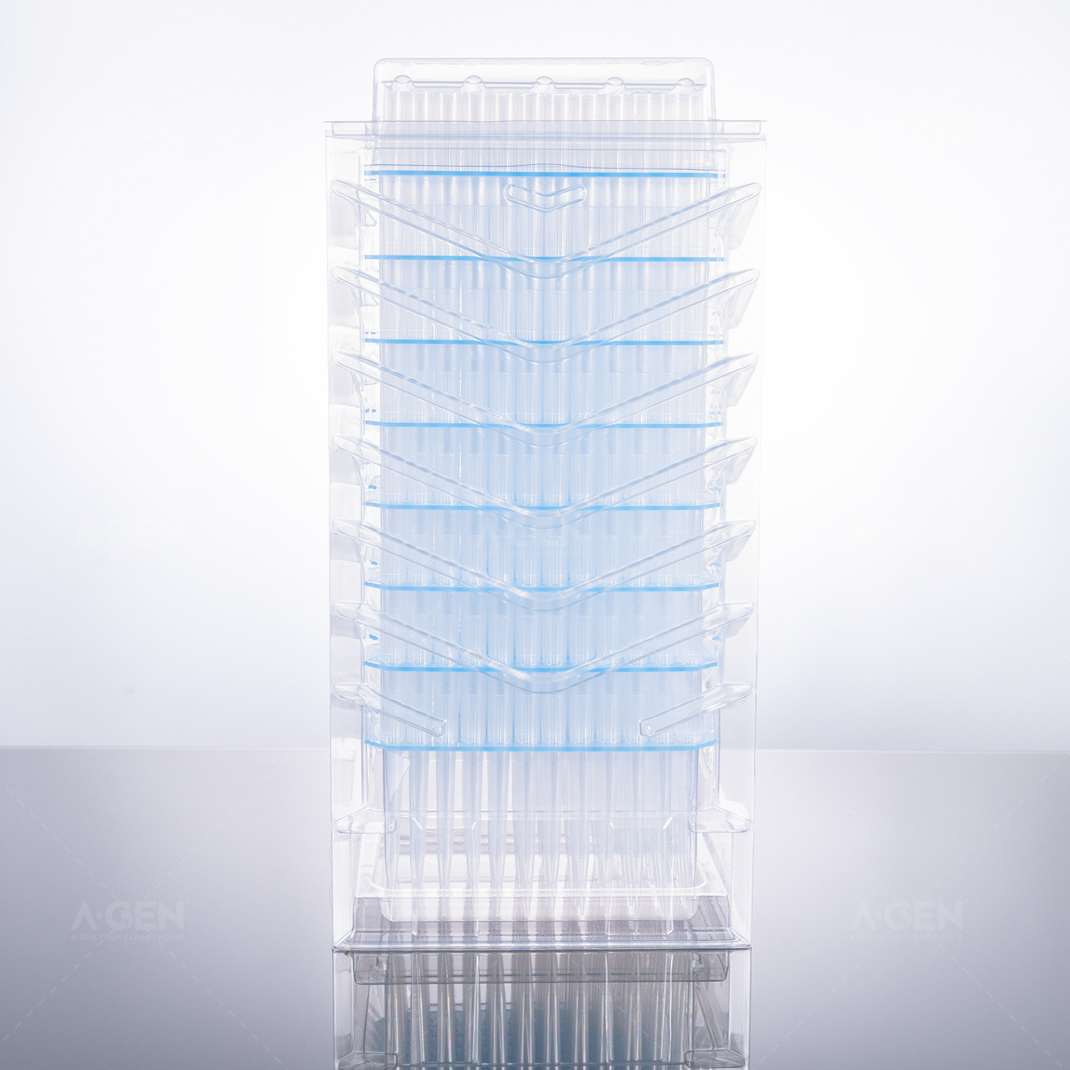 Brand R Low retention 1000uL transparent LTS tips with reloading package For lts pipette