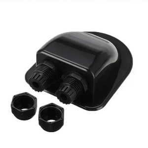 RV Accessories Roof Waterproof UV resistant Engineering Plastics Camper Motorhome Junction Box Black