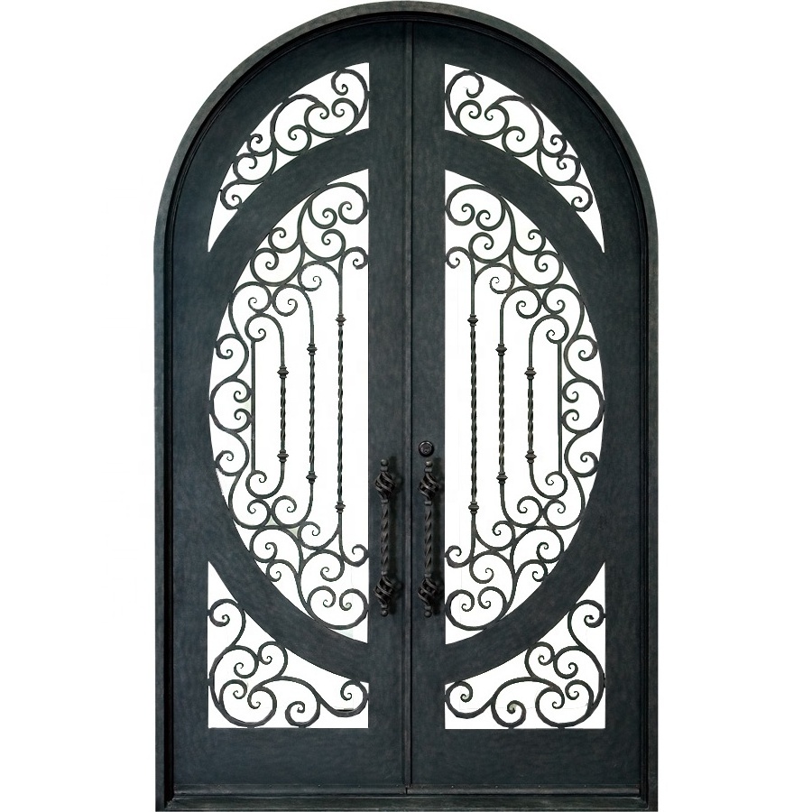 wrought iron sliding door design/wrought iron door