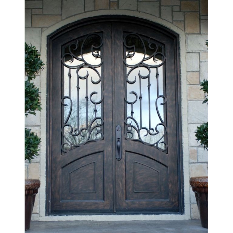 wrought iron sliding door design/wrought iron door