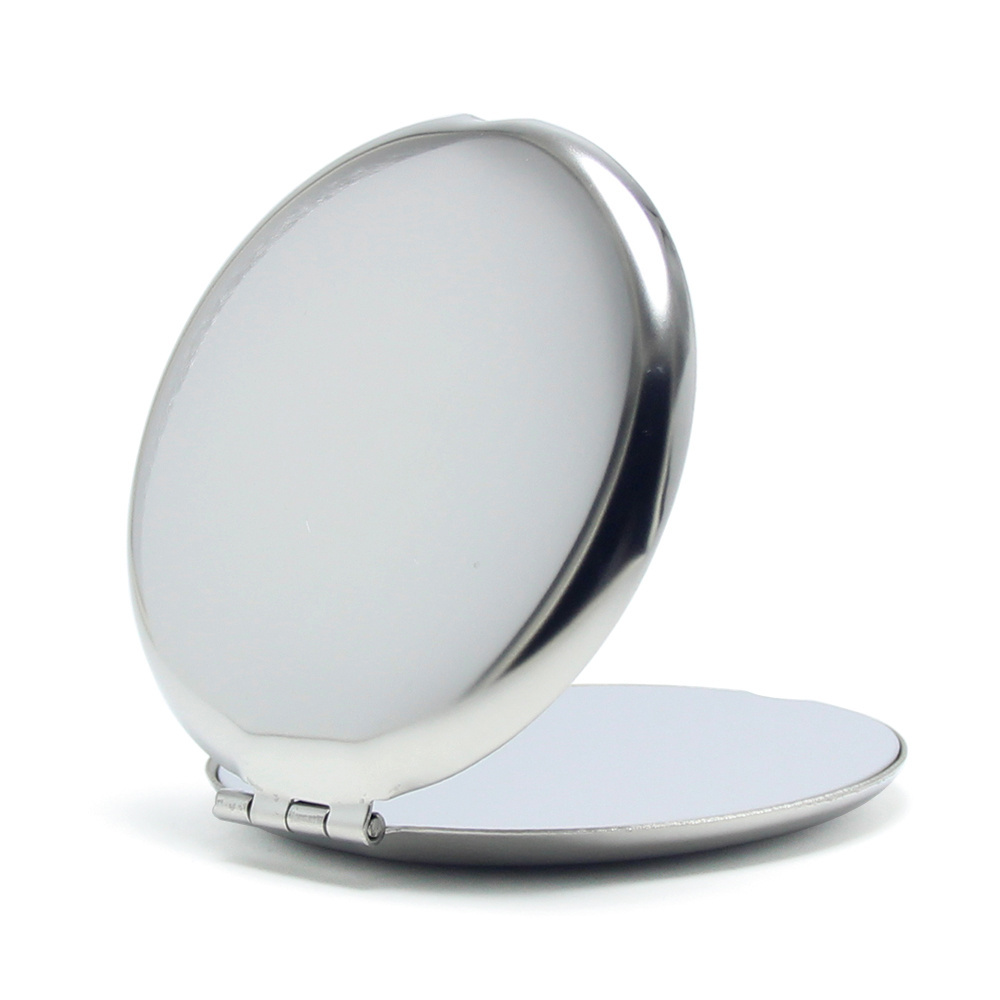 Mini Stainless Steel Desktop Mirror Silver Metal Pocket Lady Mirror Women Gifts Wholesale Small Round Metal Silver Mirror