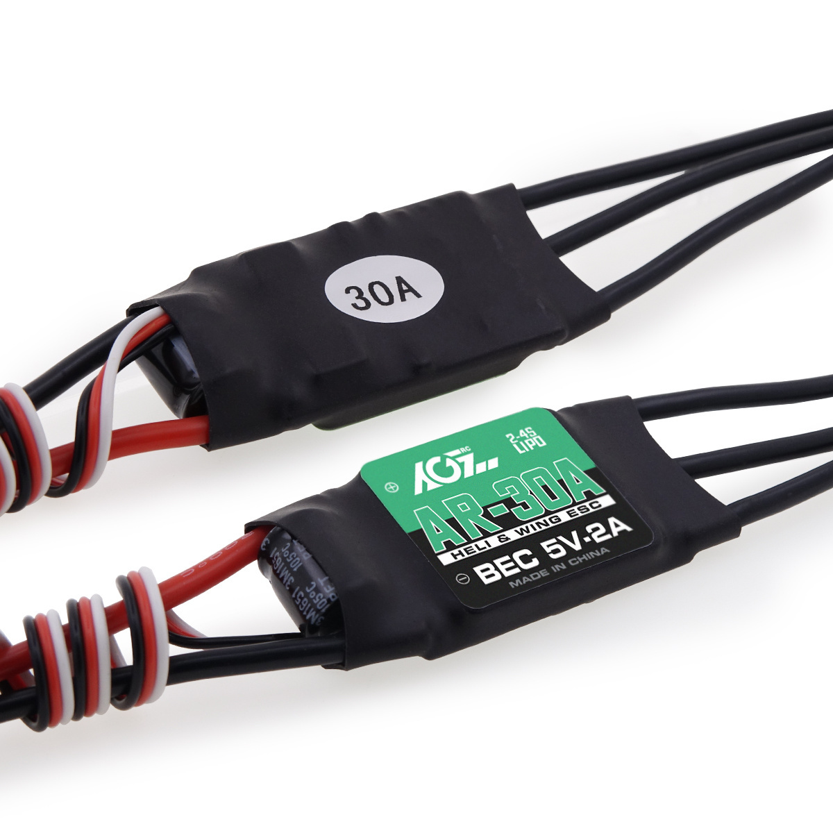 AGFRC AR-30A 2-4S Brushless 5V/2A Hobbywing 24g 30A Linear ESC For Fixed Wing Aircraft Helicopter