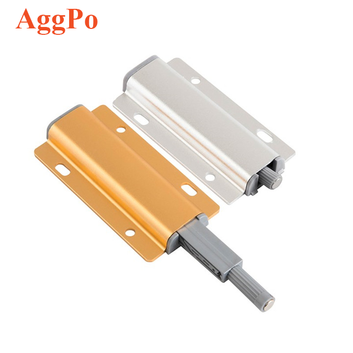 Magnetic Push Latches, Push to Close Magnet Door Catch for Kitchen Cabinet Drawer Cupboard, Push To Open System Damper Buffer