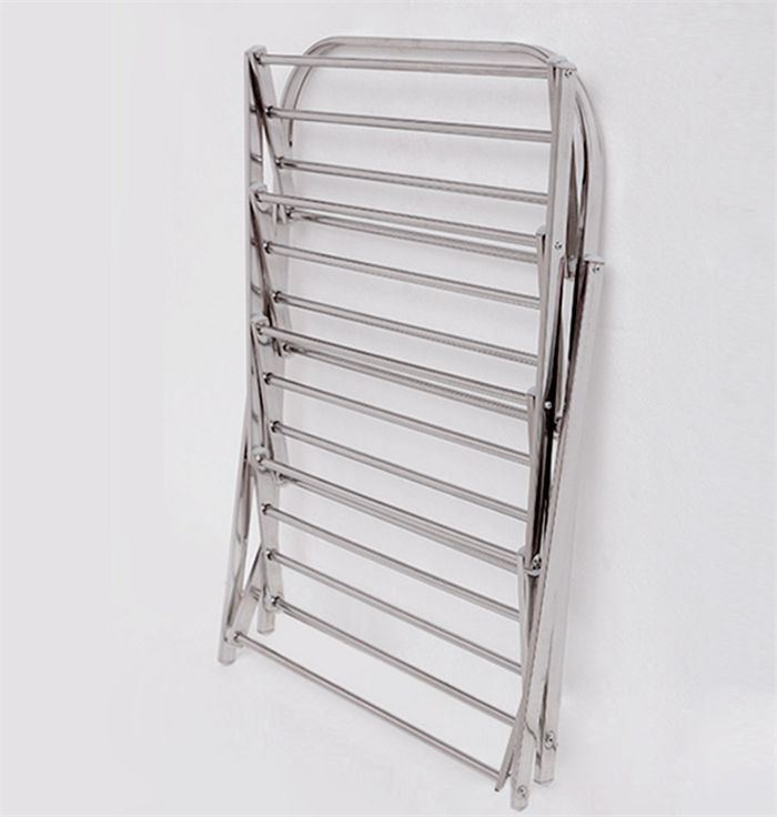 Simple Stainless Steel Shoe Rack 4 Tier 5 Tier Shoe Storage Stackable Shelves Classical Foldable Metal Shoe Tower