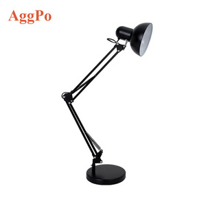 Dimmable Double  Arm Desk Study Lamp  Iron Material Swing Arm Task Lamp