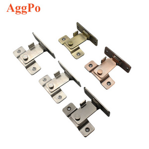 90 Degree Heavy Duty Stainless Steel Gate Latches Safety Door Lock Right Angle Curved Flip Latch