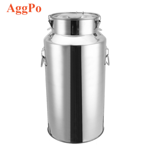 Home Garden Farm Agriculture Heavy Duty Stainless Steel Sealed Tank, Milk Water Wine Liquid Storage Bucket,Milk Transport Can