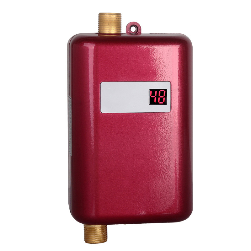 Tankless Water Heater, Mini Electric Tankless Instant Hot Water Heater, Bathroom Kitchen Washing Water Heating Machine