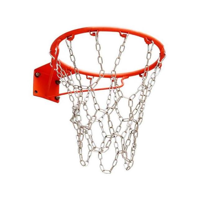 Metal Basketball frame net 12/13 buckle galvanized spraying plastics overstriking thick chain basket ring nets strong bold chain