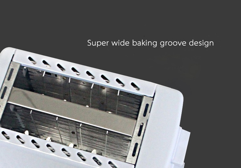 2 Slice Toaster 750w Bread Toaster Adjustable 6 Speed Temperature Control 220v Toast Machine