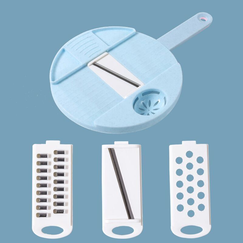 Vegetable Mandoline Slicer -  Vegetable Spiralizer Cutter and Shredder - Kitchen Multipurpose Julienne Grater with Guard and Egg