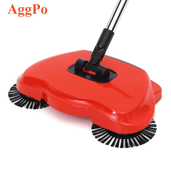 Household Cleaning Hand Push Automatic Sweeper Broom,360 Degree Rotating Dust Cleaner, Home Use Lazy Sweeping Tool