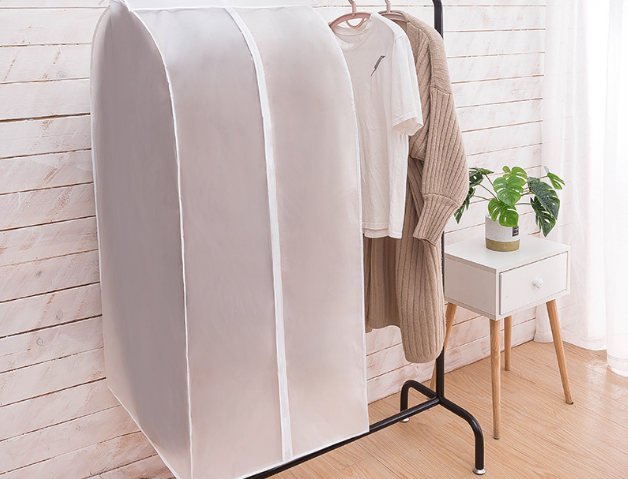 Translucent Clothing Dustproof Cover, Wardrobe Hanging Storage Bag, Garment Rack Cover Dust Moisture Moth Proof Protector