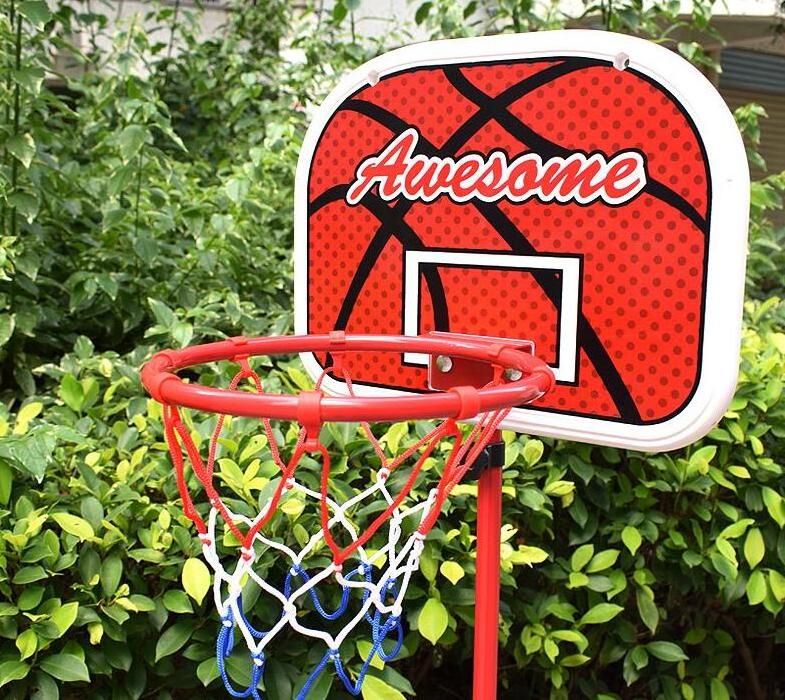 Children's basketball stand iron pole frame liftable basketball stand toy indoor and outdoor shooting frame