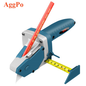 Multifunction Gypsum Board Cutting Tool with Measuring Tape and Utility Knife for Tile, Carpet, Foam Measure Mark and Cut