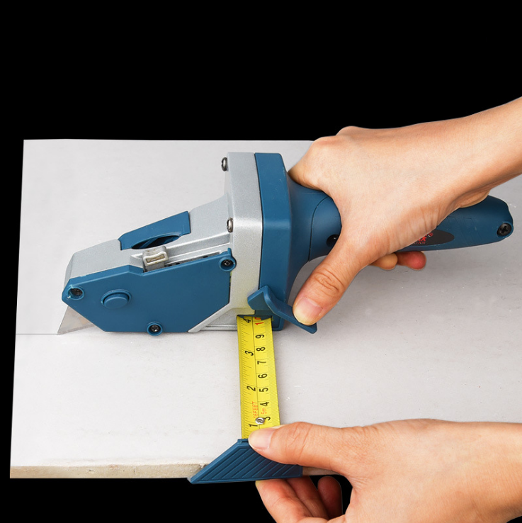 Multifunction Gypsum Board Cutting Tool with Measuring Tape and Utility Knife for Tile, Carpet, Foam Measure Mark and Cut