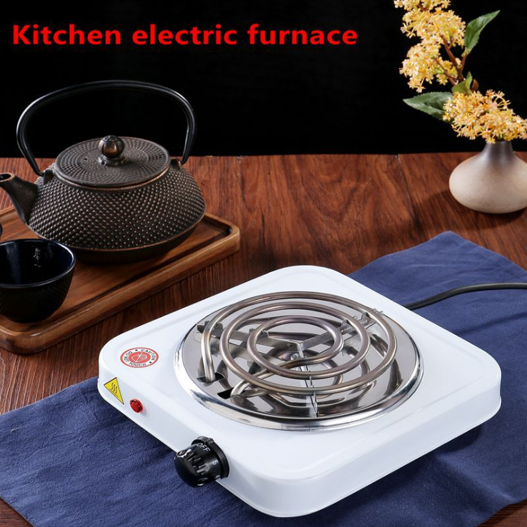 Electric Single Burner Cooktop, Compact and Portable, Adjustable Temperature Hot Plate, 1000 Watts