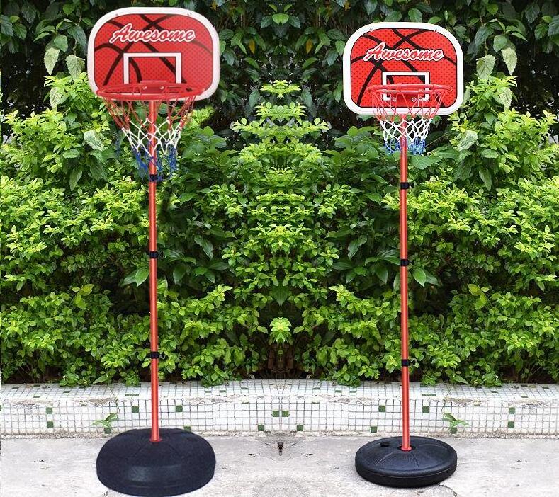 Children's basketball stand iron pole frame liftable basketball stand toy indoor and outdoor shooting frame