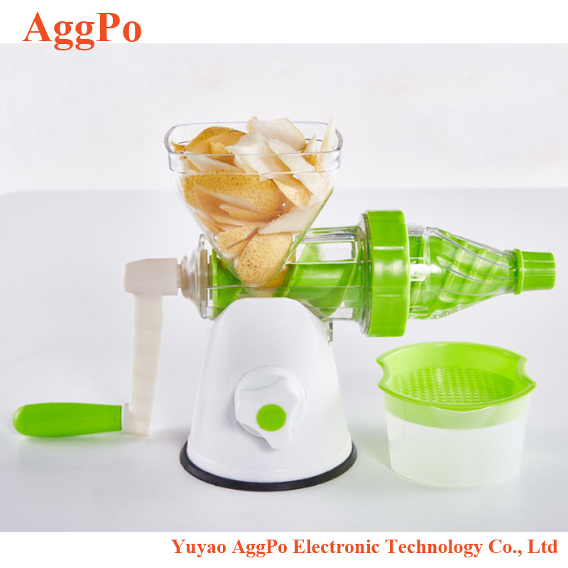 Manual Wheatgrass Juicer, hand crank fruit juicer with powerful suction base Kale, Spinach, Parsley and any other Leafy Green