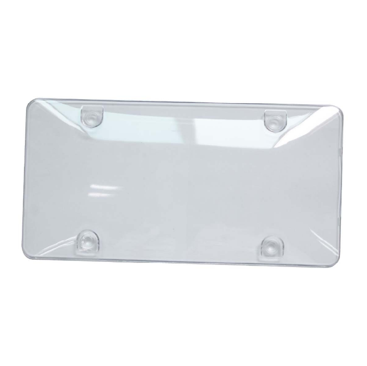 2 Pcs Clear Bubble Design License Plate Cover, Front Back License Shield Frame Plastic Tag, US Plate Car Truck Protector