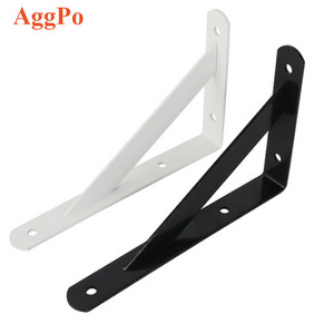 L-shape Wall Iron Shelf Brackets Wall Mounted Triangle Storage Floating Shelf Brackets Space Saving Tripod Shelf Supports Rack